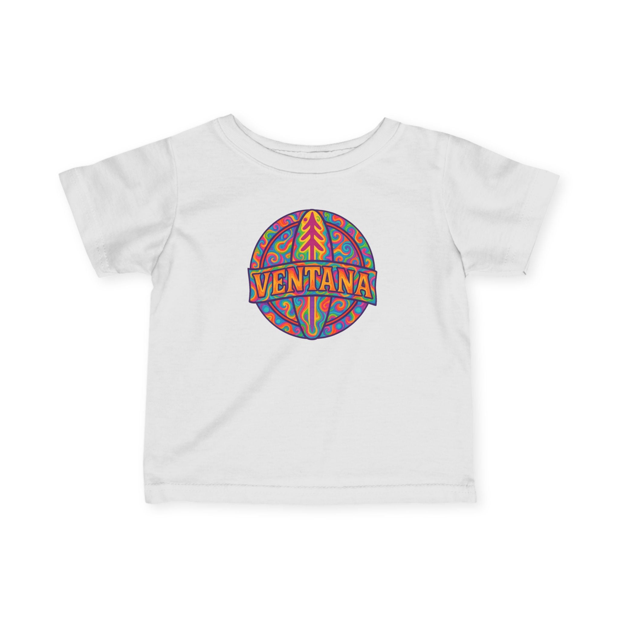 Ventana Psychedelic Treefish Logo - Infant 100% Cotton T-Shirt