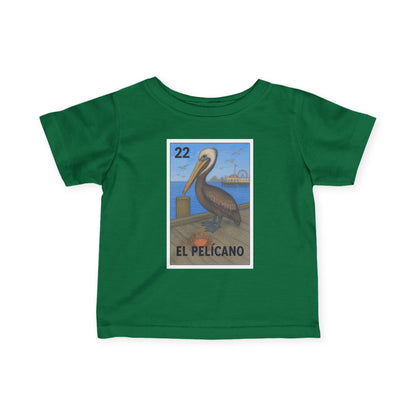 Pelican Lotería - Infant 100% Cotton T-Shirt (El Pelícano)