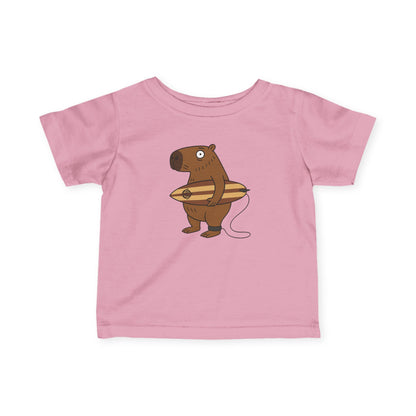 Capybara Surfer - Infant 100% Cotton T-Shirt