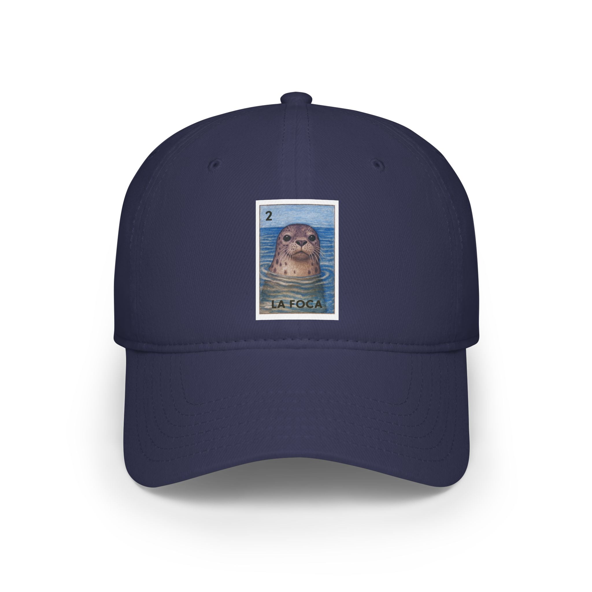 Seal Lotería Unisex - 100% Cotton Baseball Cap (La Foca)