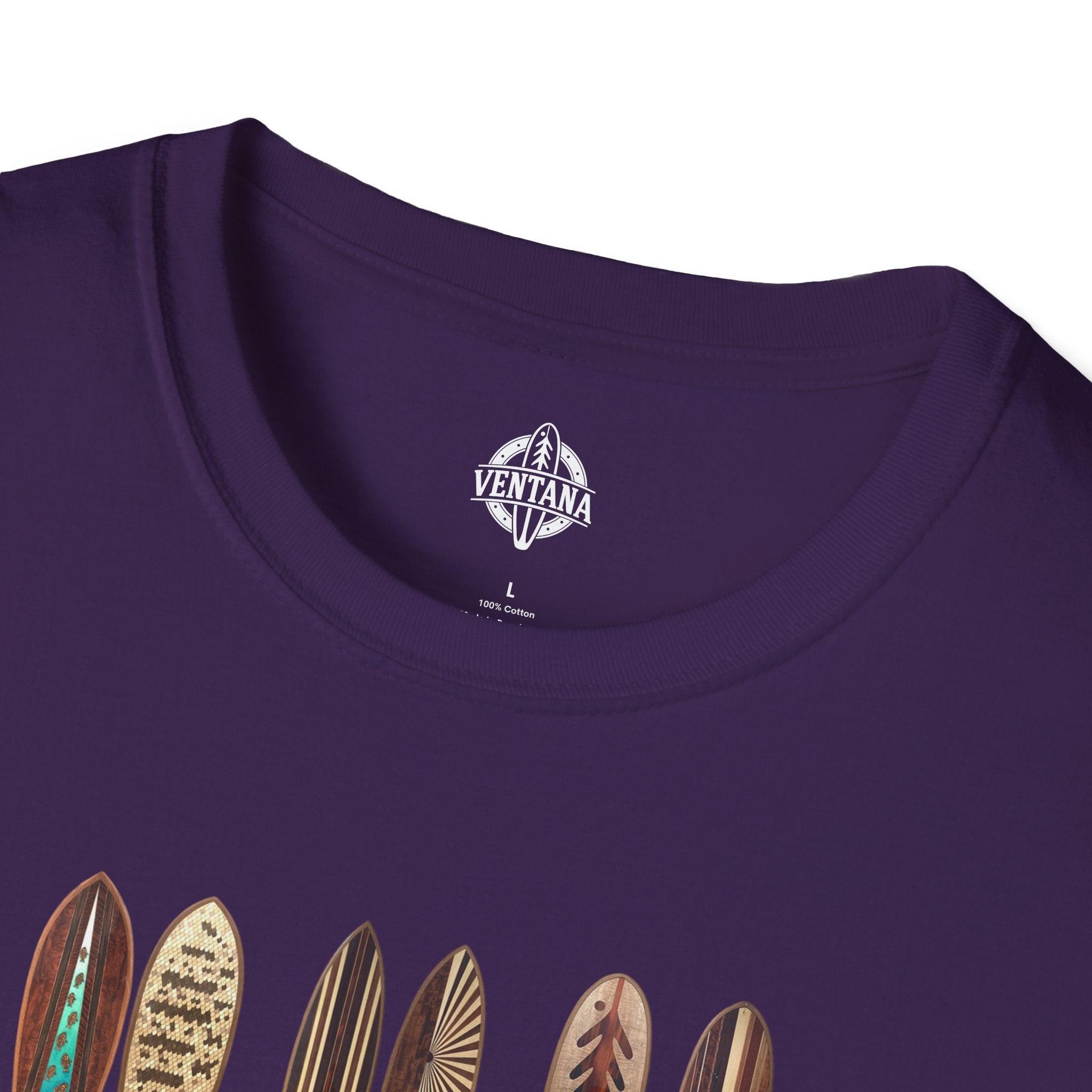 Ventana Wooden Surfboards Unisex - Soft Style U.S. Cotton T-Shirt