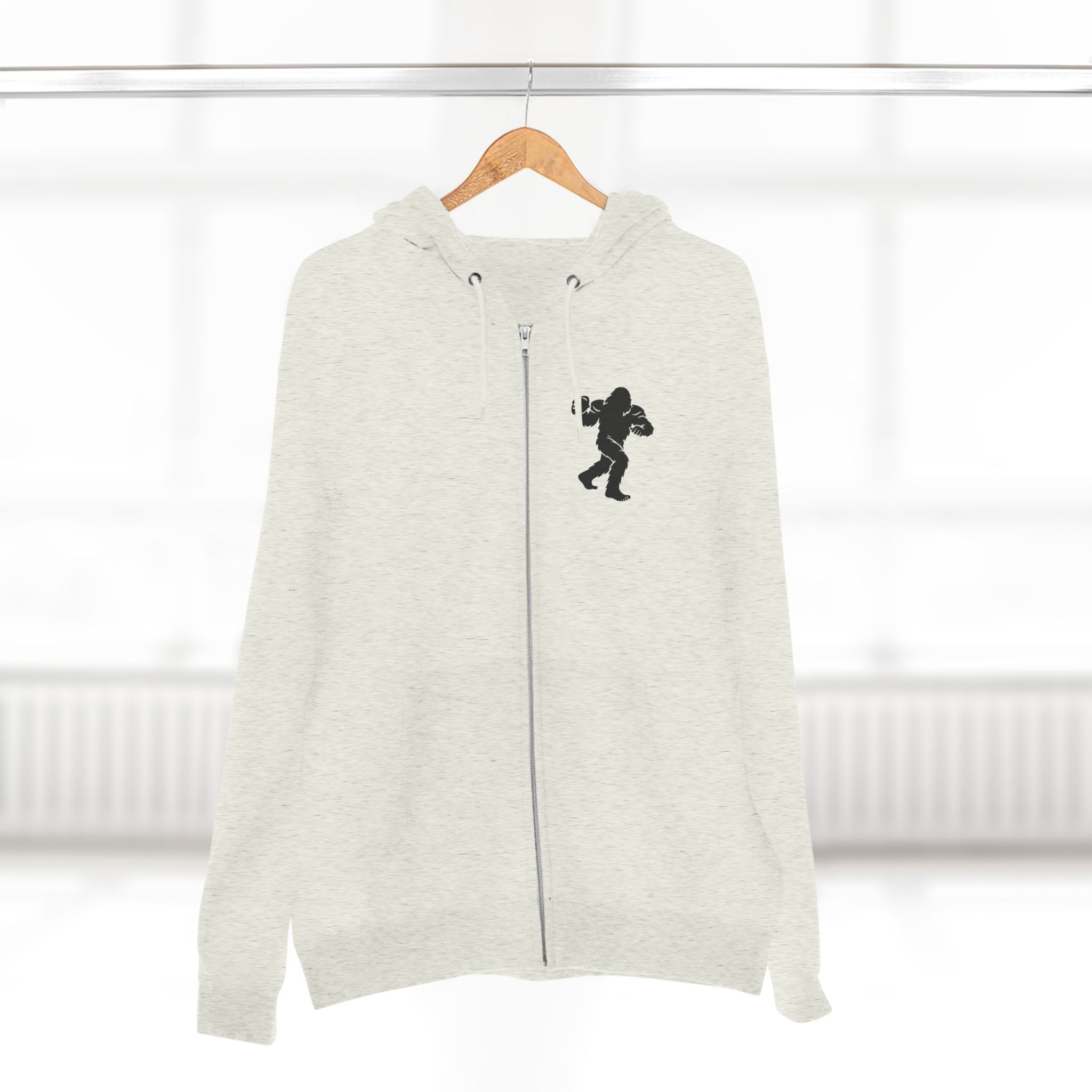 Ventana Snapsquatch Unisex - Zip Cotton Blend Fleece Hoodie
