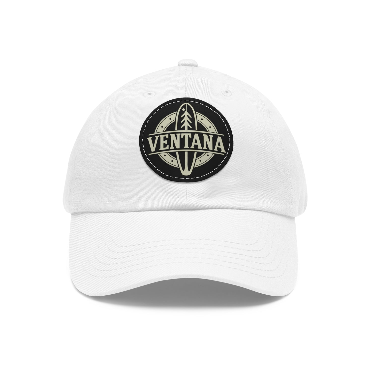 Ventana Treefish Logo Vegan Leather Patch Hat
