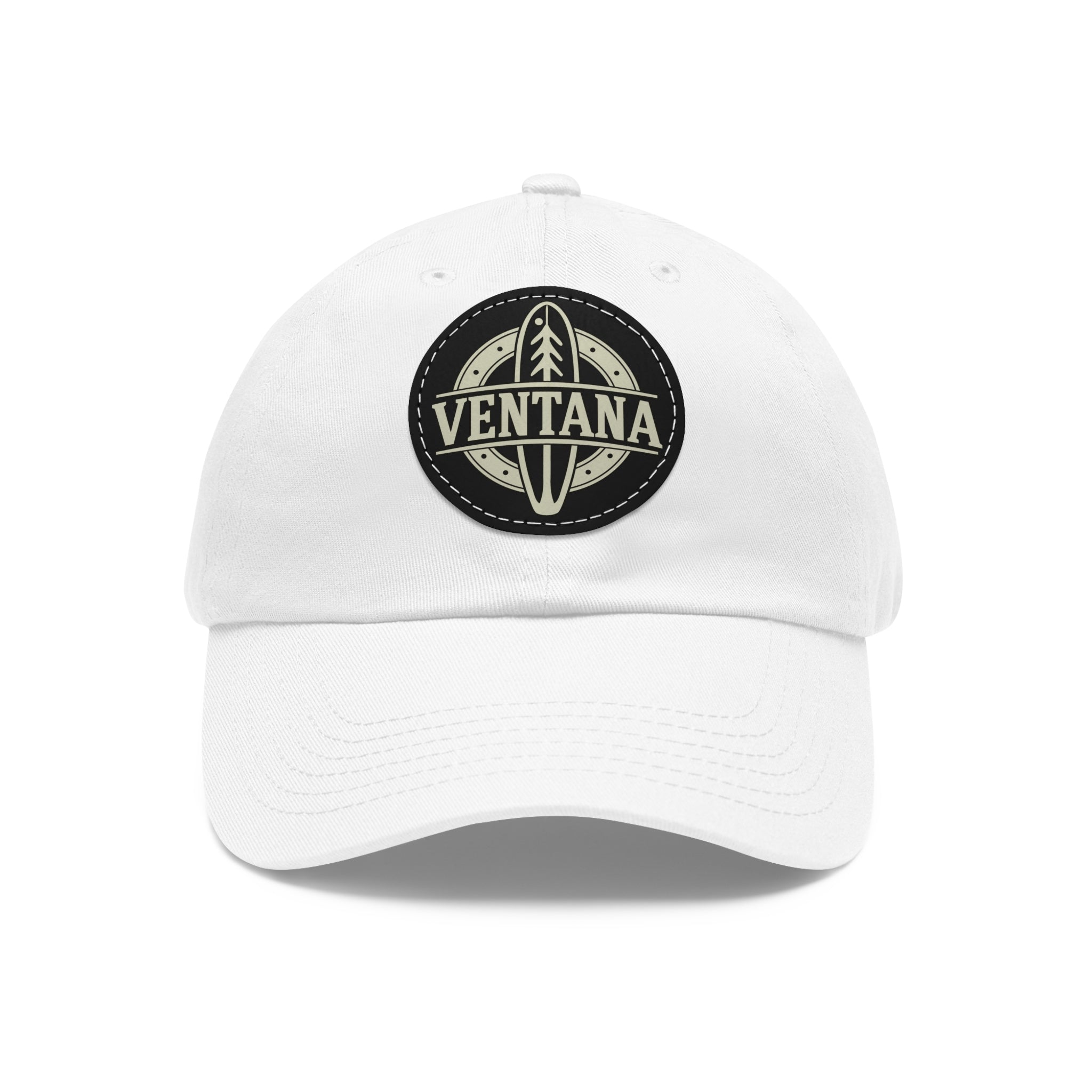 Ventana Treefish Logo Vegan Leather Patch Hat