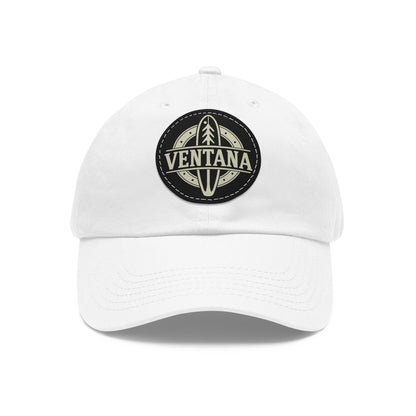 Ventana Treefish Logo Vegan Leather Patch Hat