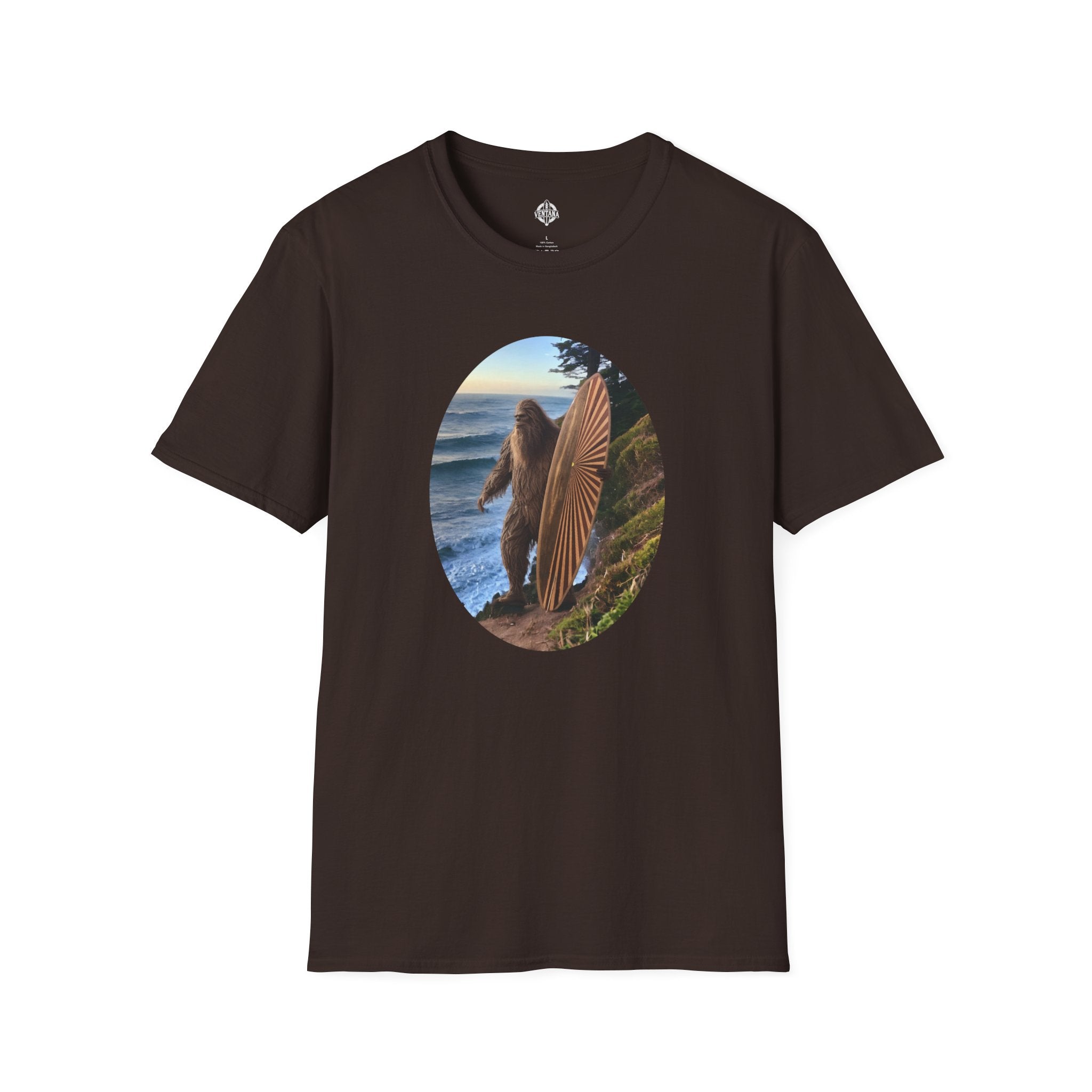Ventana Real Surfsquatch Unisex - U.S. Cotton T-Shirt