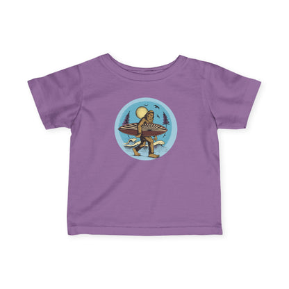 Ventana Surfsquatch by Thiago Bianchini - Infant 100% Cotton T-Shirt