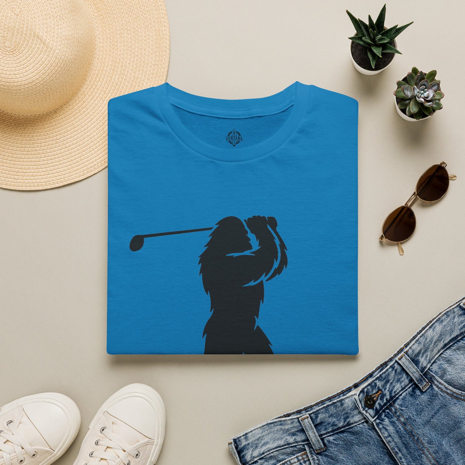 Ventana Golfsquatch Unisex - U.S. Cotton T-Shirt