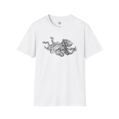 Ventangle Octopus Unisex - Soft Style U.S. Cotton T-Shirt