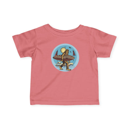 Ventana Surfsquatch by Thiago Bianchini - Infant 100% Cotton T-Shirt