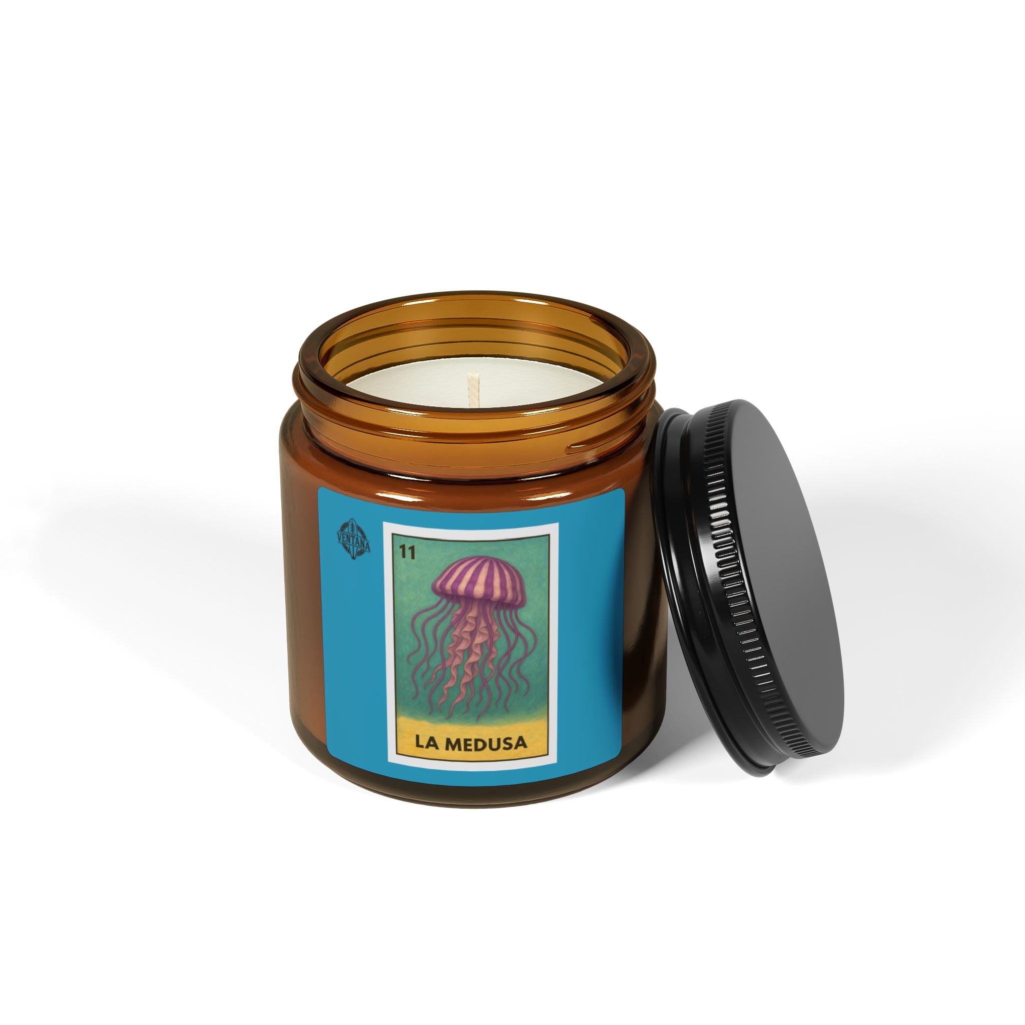 Sea Jelly Lotería - Scented Soy Candle (La Medusa)