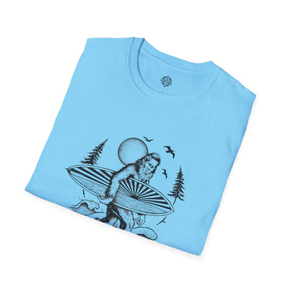 Ventana Surfsquatch by Thiago Bianchini Unisex - Soft Style U.S. Cotton T-Shirt