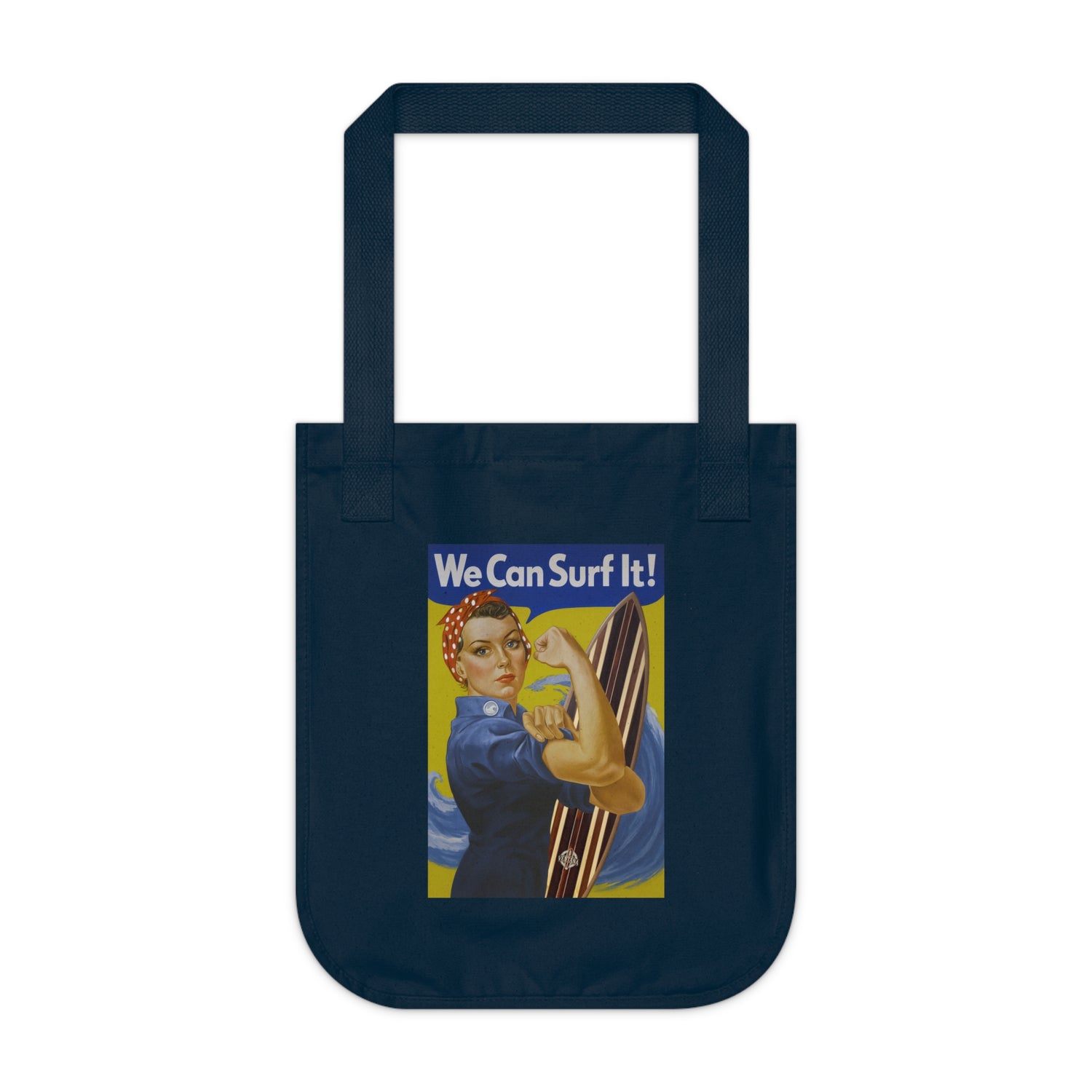 Rosie the Surfer Organic Cotton Tote Bag