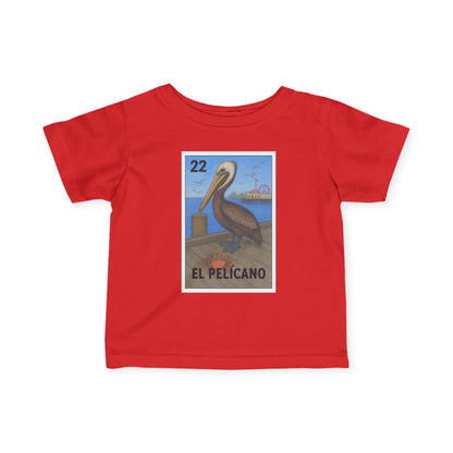 Pelican Lotería - Infant 100% Cotton T-Shirt (El Pelícano)
