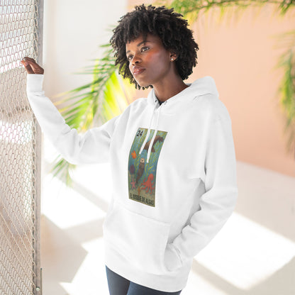 Kelp Forest Lotería Unisex - Pull-Over Cotton Blend Fleece Hoodie (El Bosque de Algas)