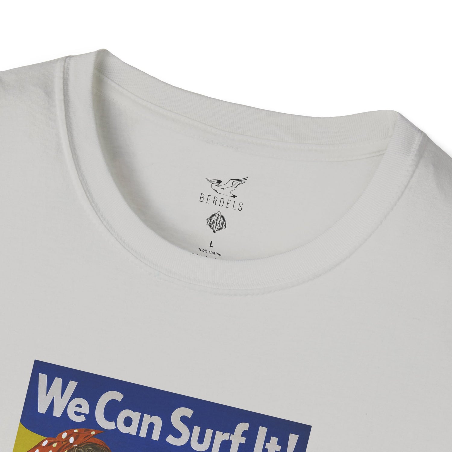 Rosie the Surfer Unisex - Soft Style U.S. Cotton T-Shirt