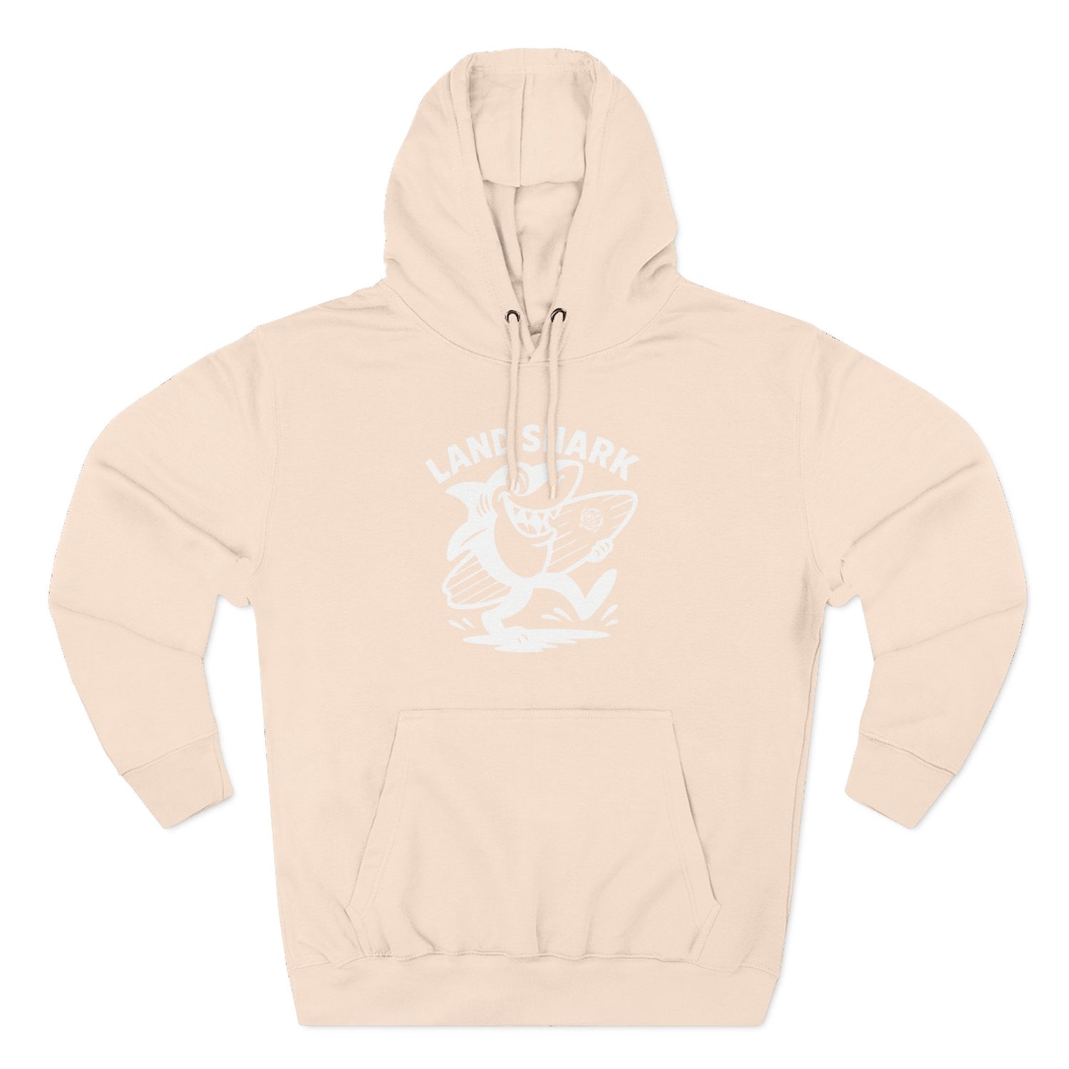 Land Shark Unisex - Pull-Over Cotton Blend Fleece Hoodie