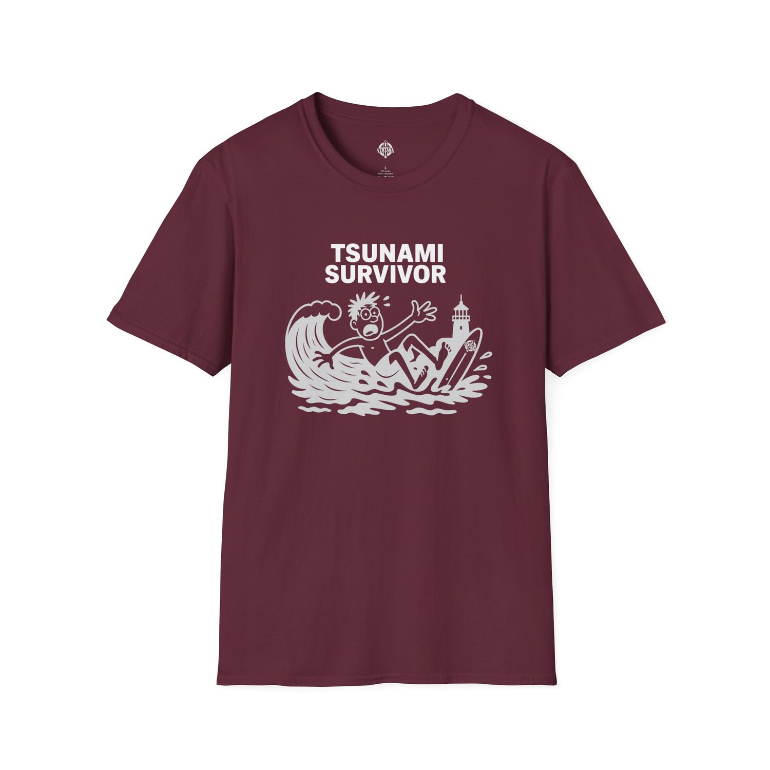 Tsunami Survivor Unisex - Soft Style U.S. Cotton T-Shirt