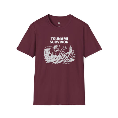 Tsunami Survivor Unisex - Soft Style U.S. Cotton T-Shirt