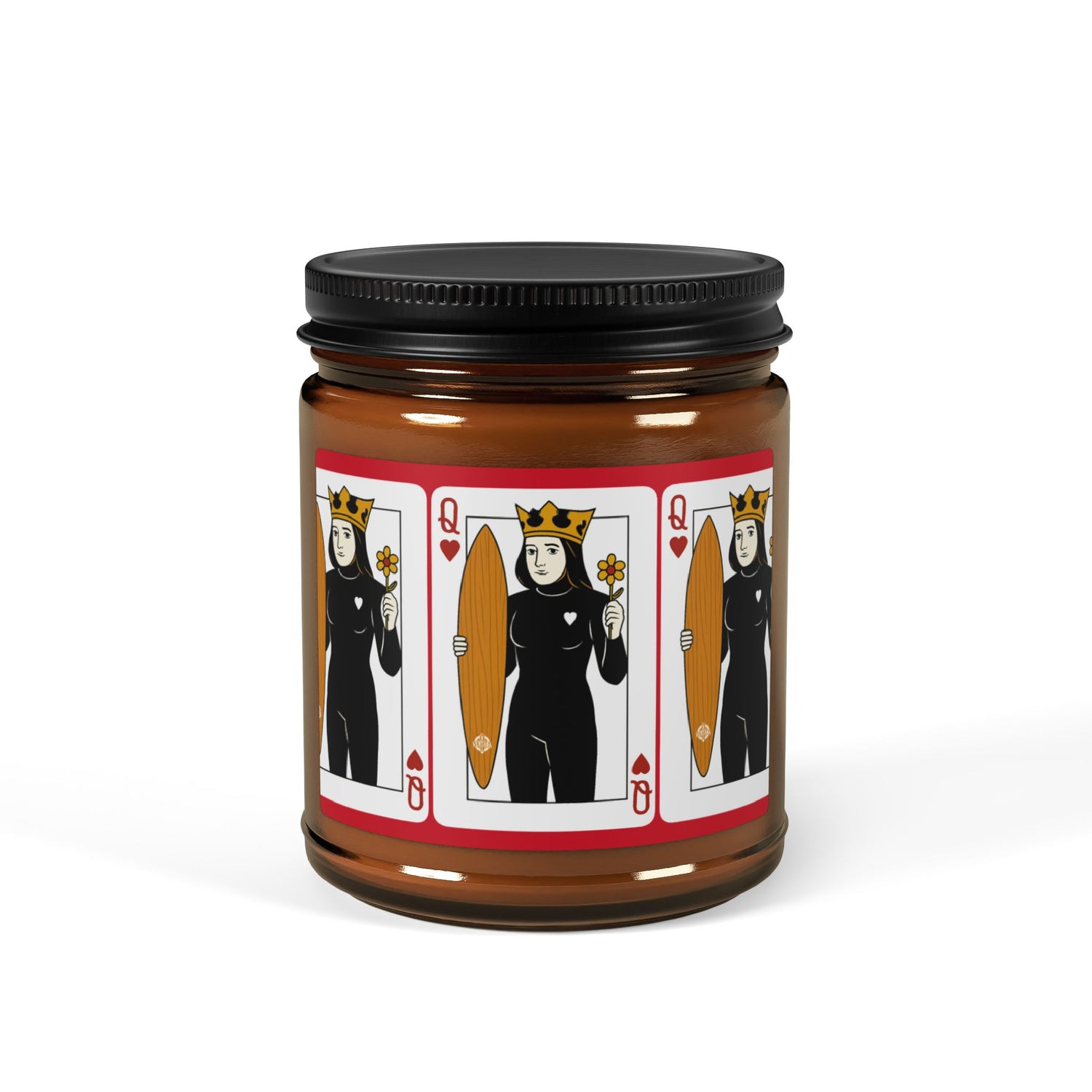 Queen of Hearts Surfer - Scented Soy Candle