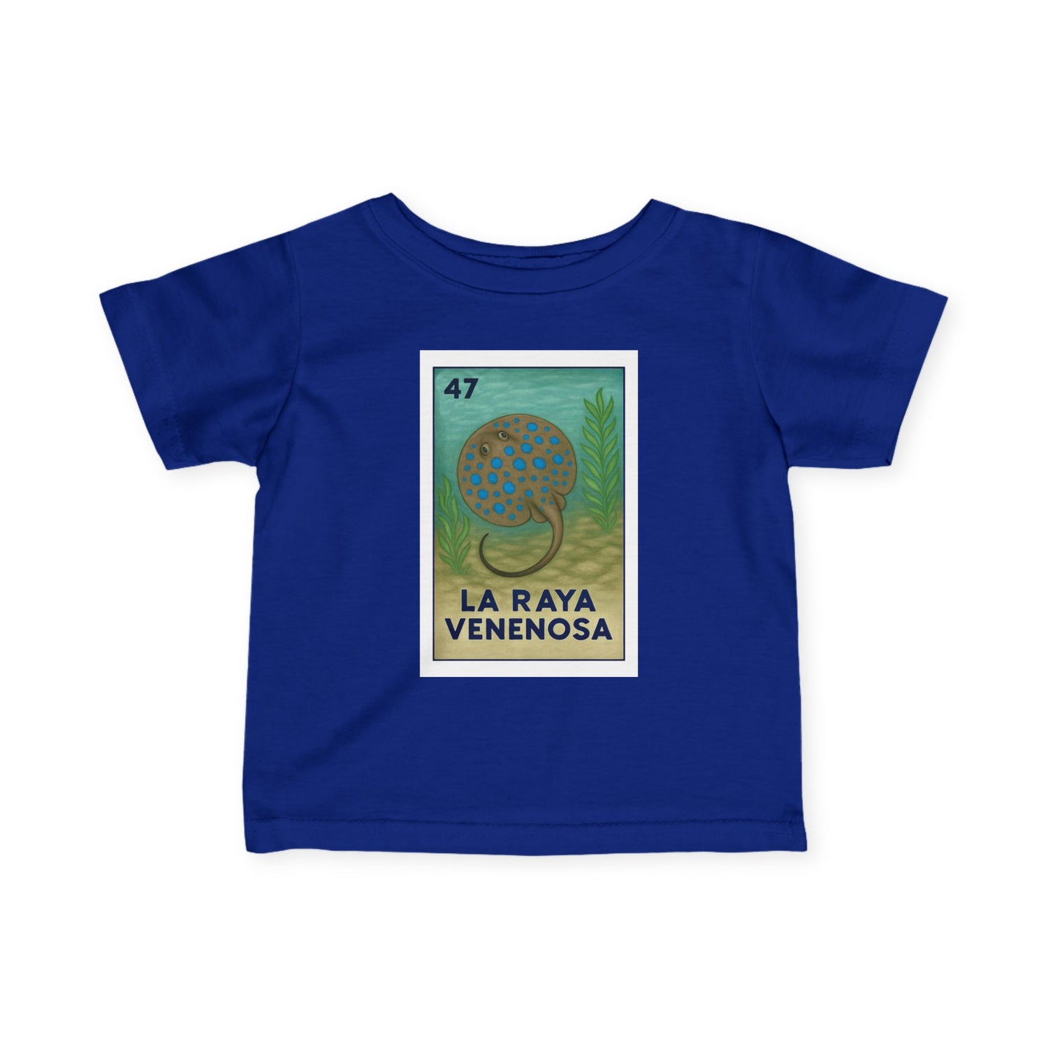 Stingray Lotería - Infant 100% Cotton T-Shirt (La Orca)