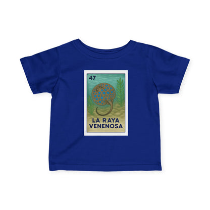 Stingray Lotería - Infant 100% Cotton T-Shirt (La Orca)