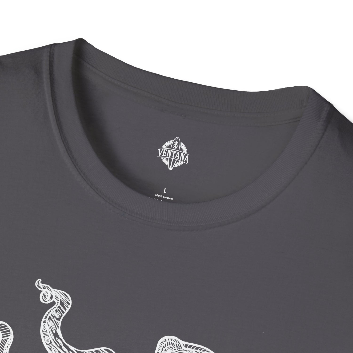 Ventangle Octopus Unisex - Soft Style U.S. Cotton T-Shirt