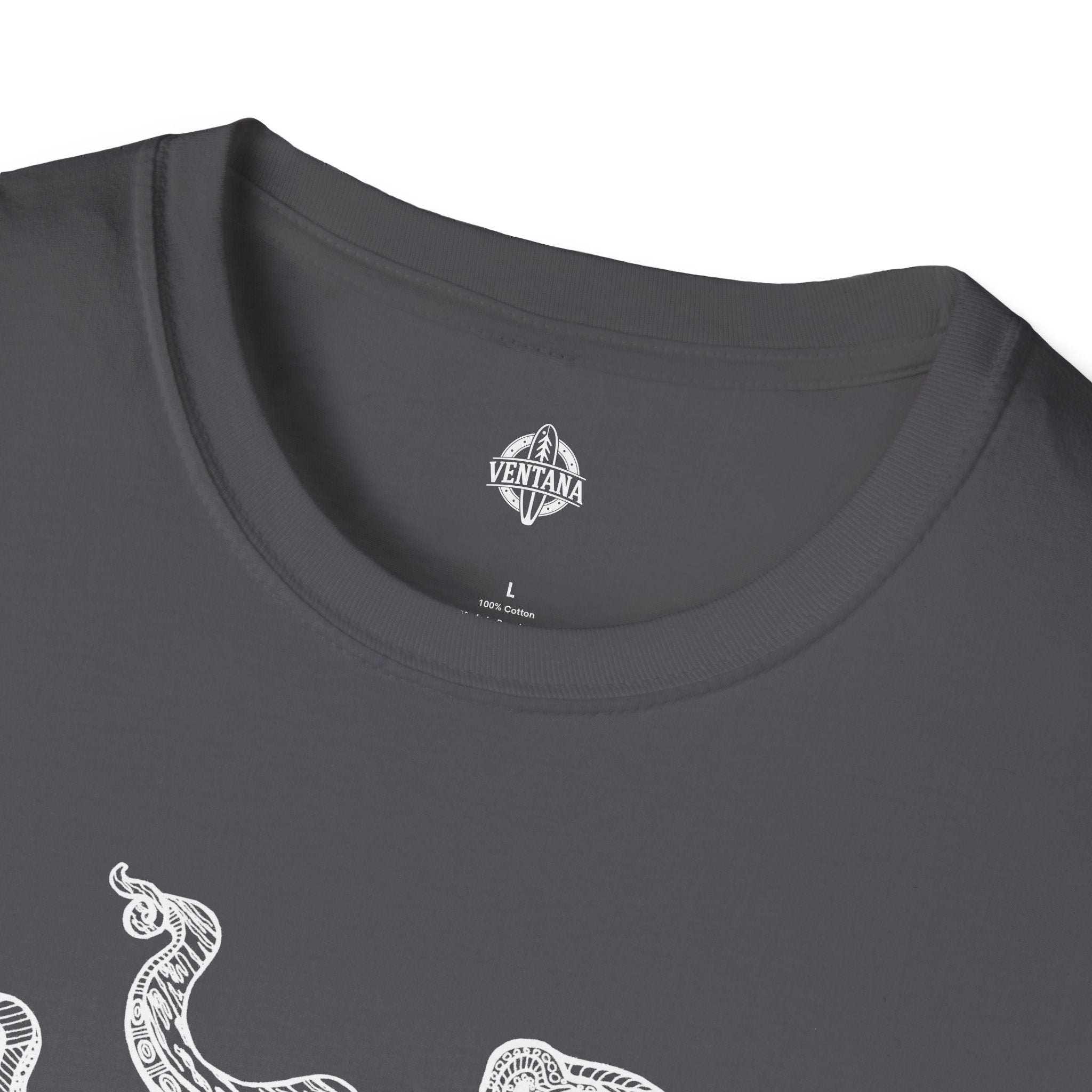 Ventangle Octopus Unisex - Soft Style U.S. Cotton T-Shirt