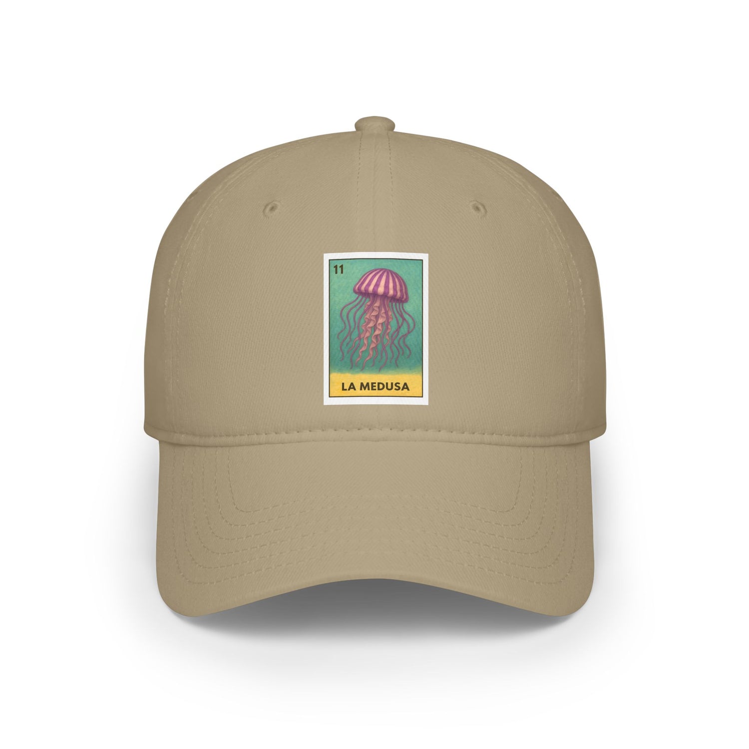 Sea Jelly Lotería Unisex - 100% Cotton Baseball Cap (La Medusa)