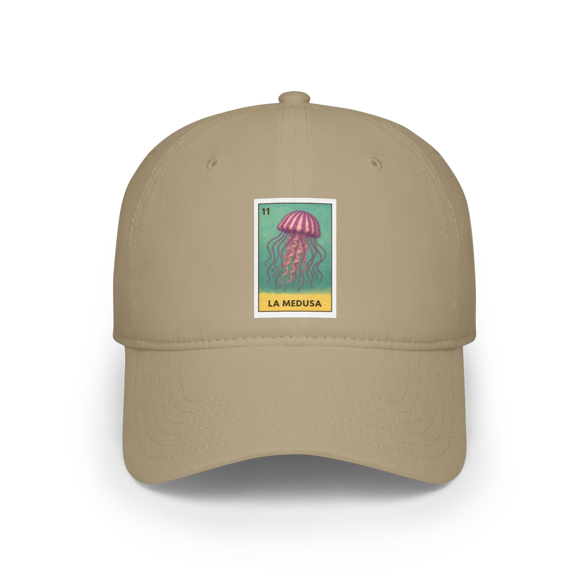 Sea Jelly Lotería Unisex - 100% Cotton Baseball Cap (La Medusa)