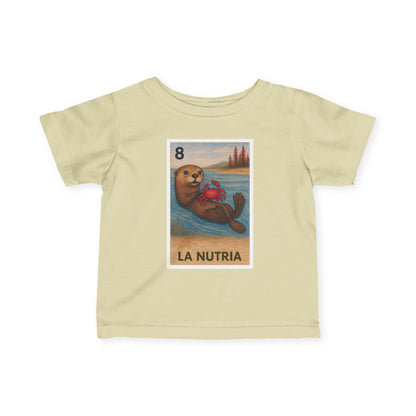 Sea Otter Lotería - Infant 100% Cotton T-Shirt (La Nutria)