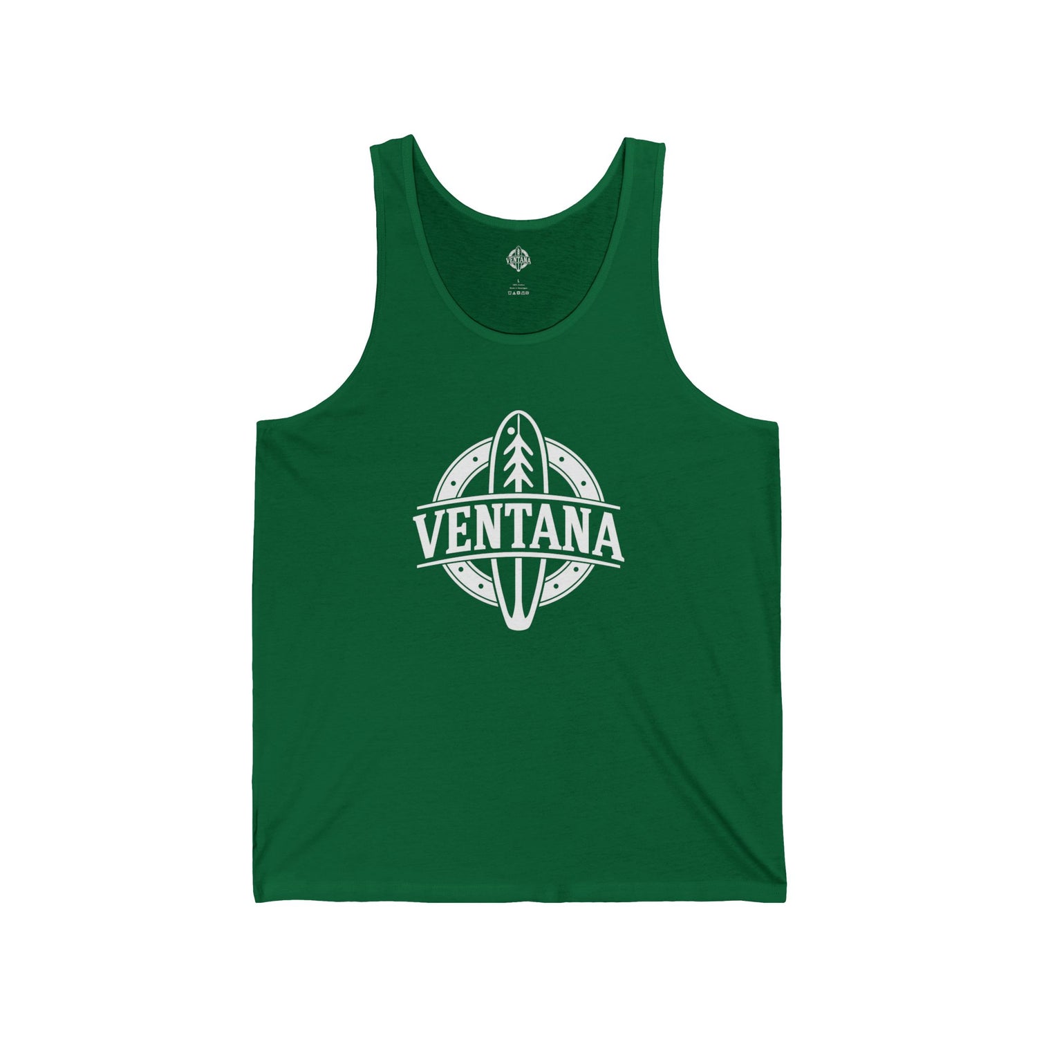 Ventana Treefish Logo - Cotton Jersey Tank Top Unisex