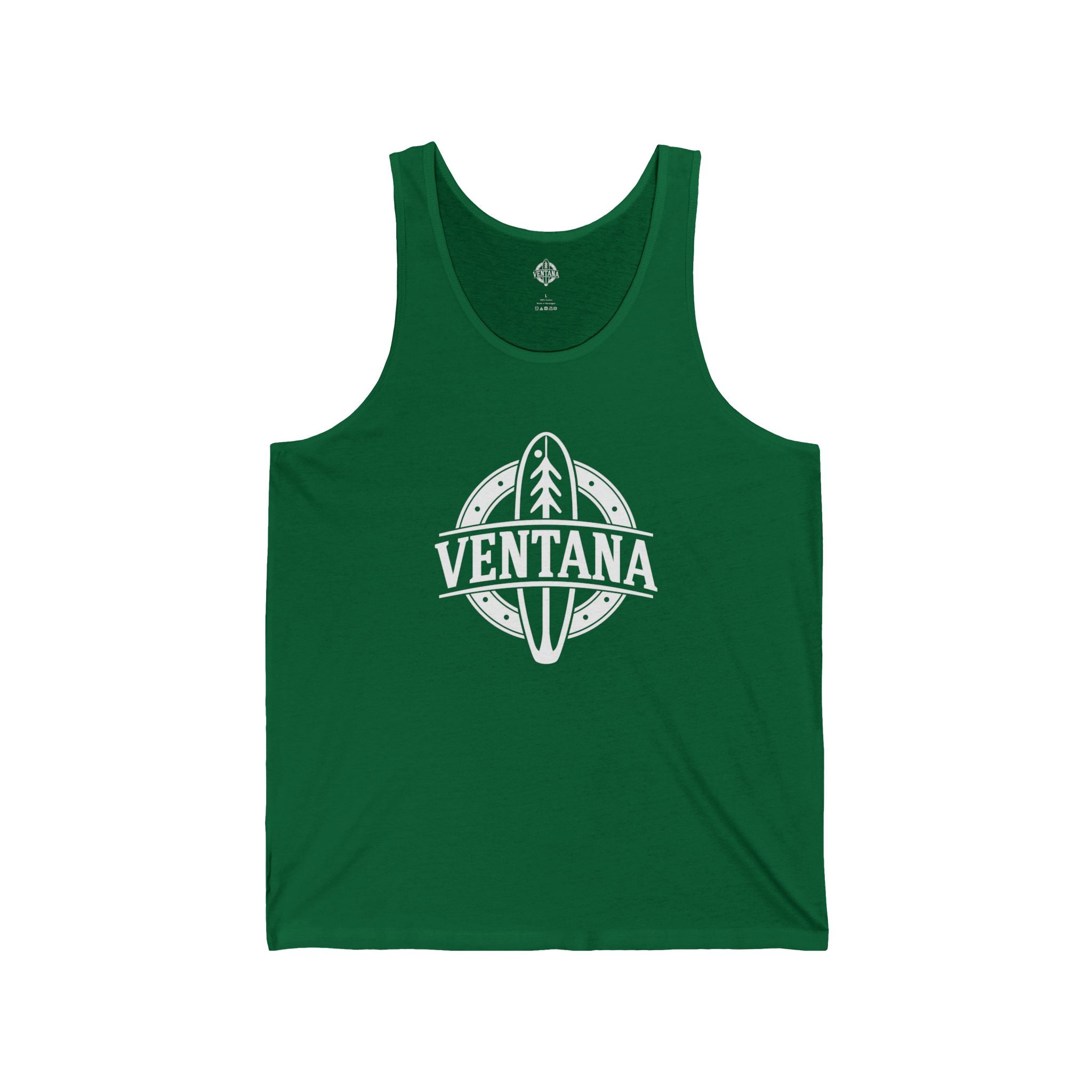 Ventana Treefish Logo - Cotton Jersey Tank Top Unisex