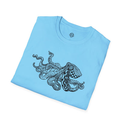 Ventangle Octopus Unisex - Soft Style U.S. Cotton T-Shirt