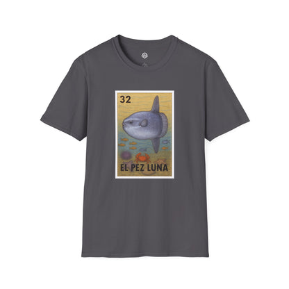 Sunfish Lotería Unisex - Soft Style U.S. Cotton T-Shirt (El Pez Luna)