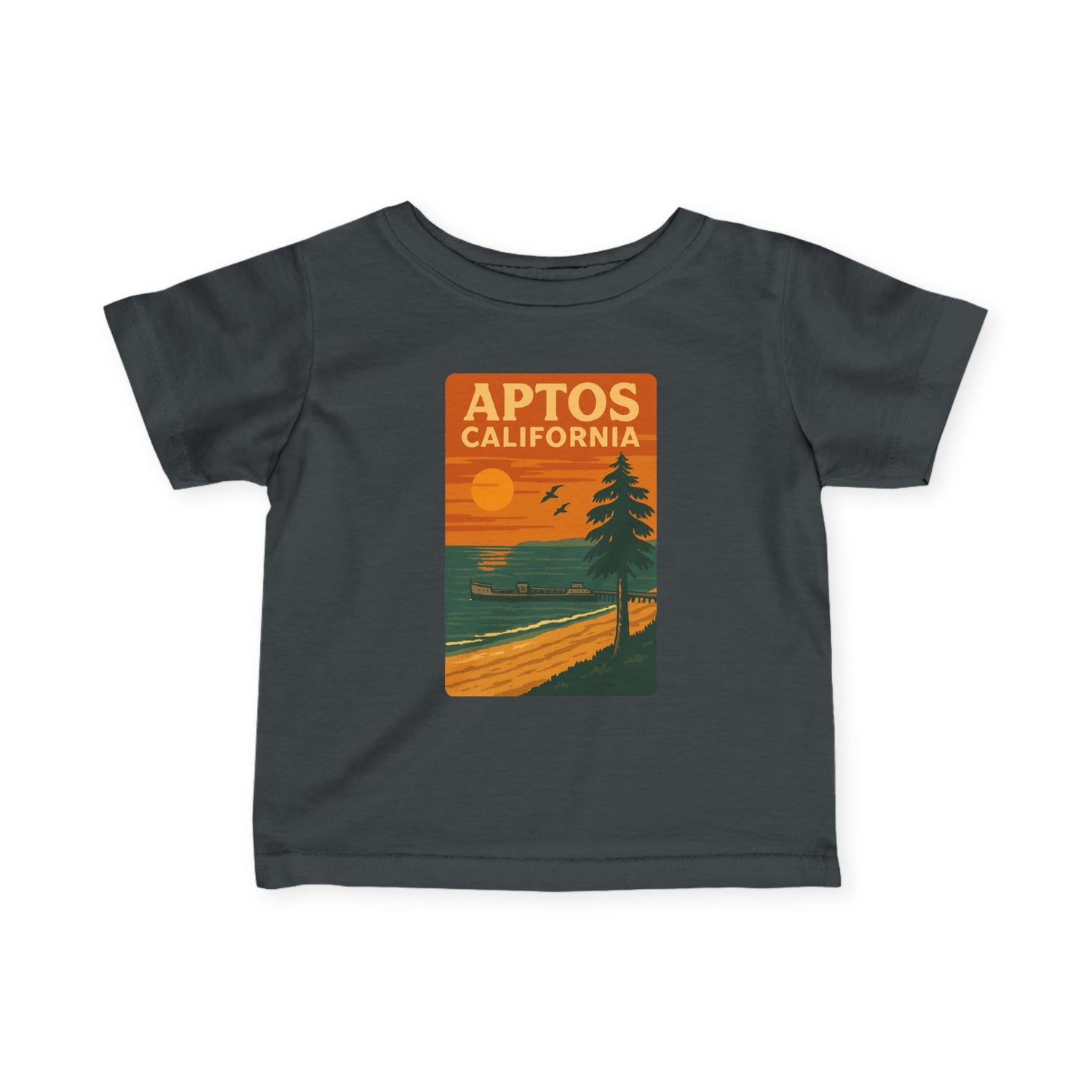 Aptos California Sunset - Infant 100% Cotton T-Shirt