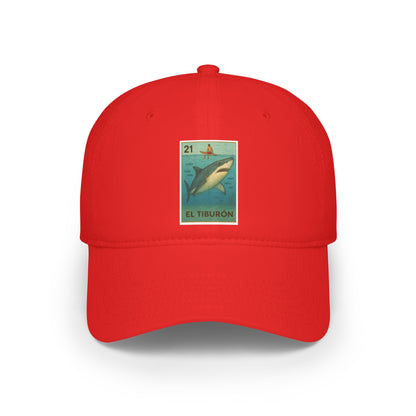 Shark Lotería Unisex - 100% Cotton Baseball Cap (El Tiburón)