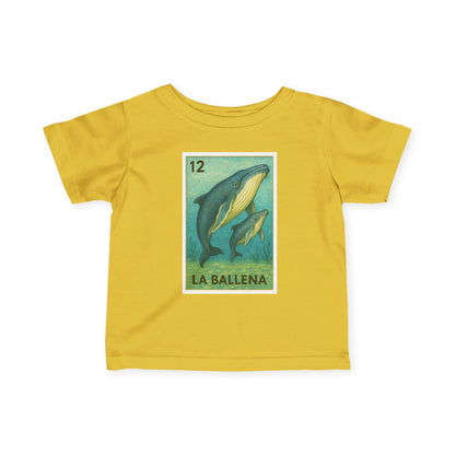 Whale Lotería - Infant 100% Cotton T-Shirt (La Ballena)