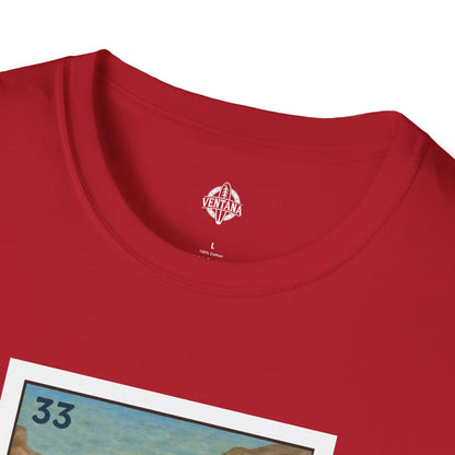 Hermit Crab Lotería Unisex - Soft Style U.S. Cotton T-Shirt (El Cangrejo Ermitaño)