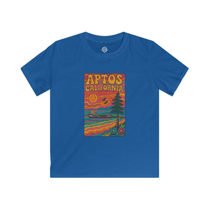 Aptos California Psychedelic Kids - Soft Style U.S. Cotton T-Shirt