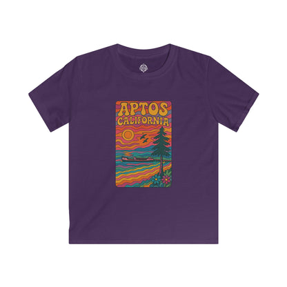 Aptos California Psychedelic Kids - Soft Style U.S. Cotton T-Shirt