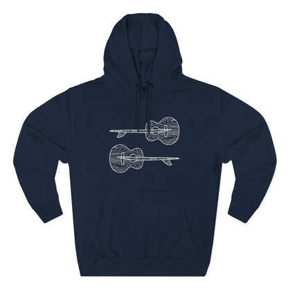 Ventana Santa Cruz Guitar Collab Unisex - Pull-Over Cotton Blend Fleece Hoodie