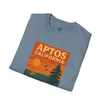 Aptos California Sunset Unisex - U.S. Cotton T-Shirt
