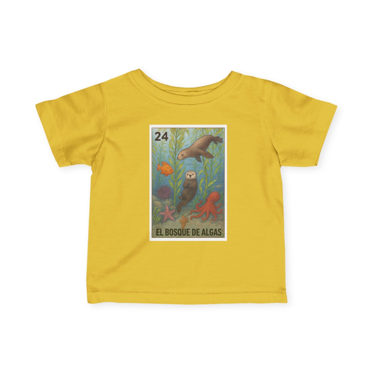 Kelp Forest Lotería - Infant 100% Cotton T-Shirt (El Bosque de Algas)