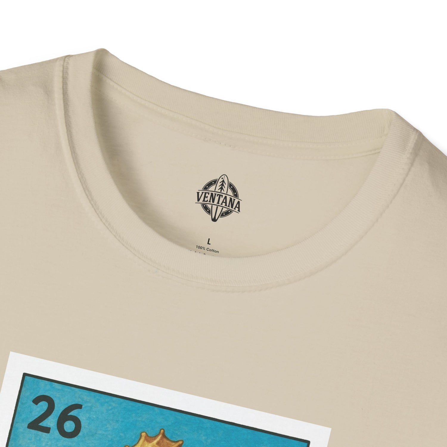 Seahorse Lotería Unisex - Soft Style U.S. Cotton T-Shirt (El Caballito del Mar)