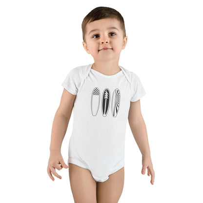 Ventana Three Board - Baby Short Sleeve 100% Cotton Onesie