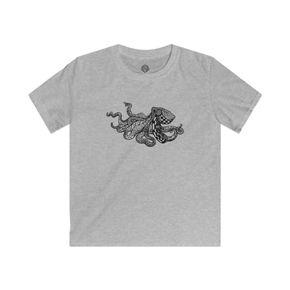 Ventangle Octopus Kids - Soft Style U.S. Cotton T-Shirt
