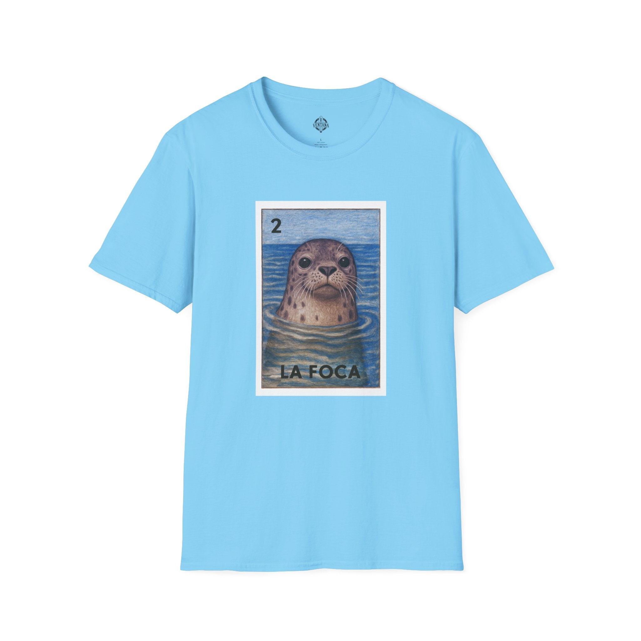 Seal Lotería Unisex - Soft Style U.S. Cotton T-Shirt