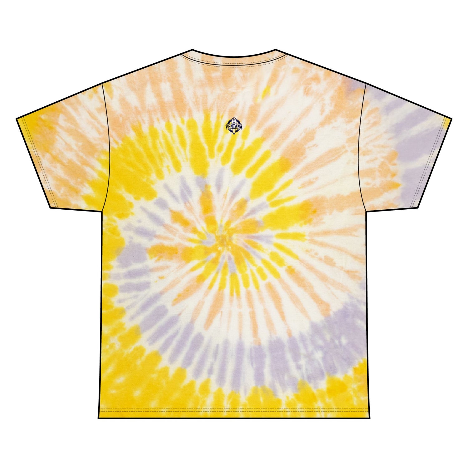 Aptos California Sunset Unisex Tie Dye - 100% Cotton T-Shirt