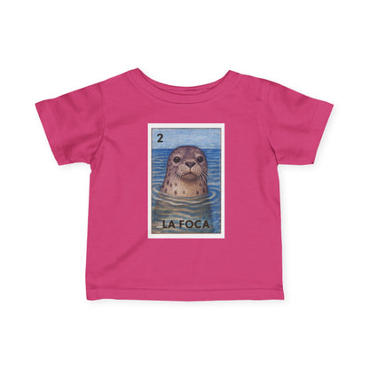Seal Lotería - Infant 100% Cotton T-Shirt (La Foca)
